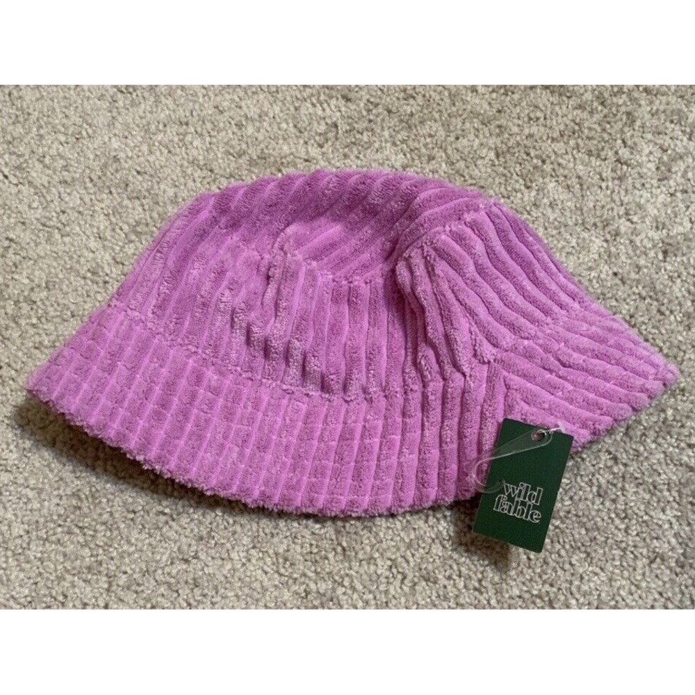 Wild Fable Womens Purple Ribbed Corduroy Bucket‎ Hat OS